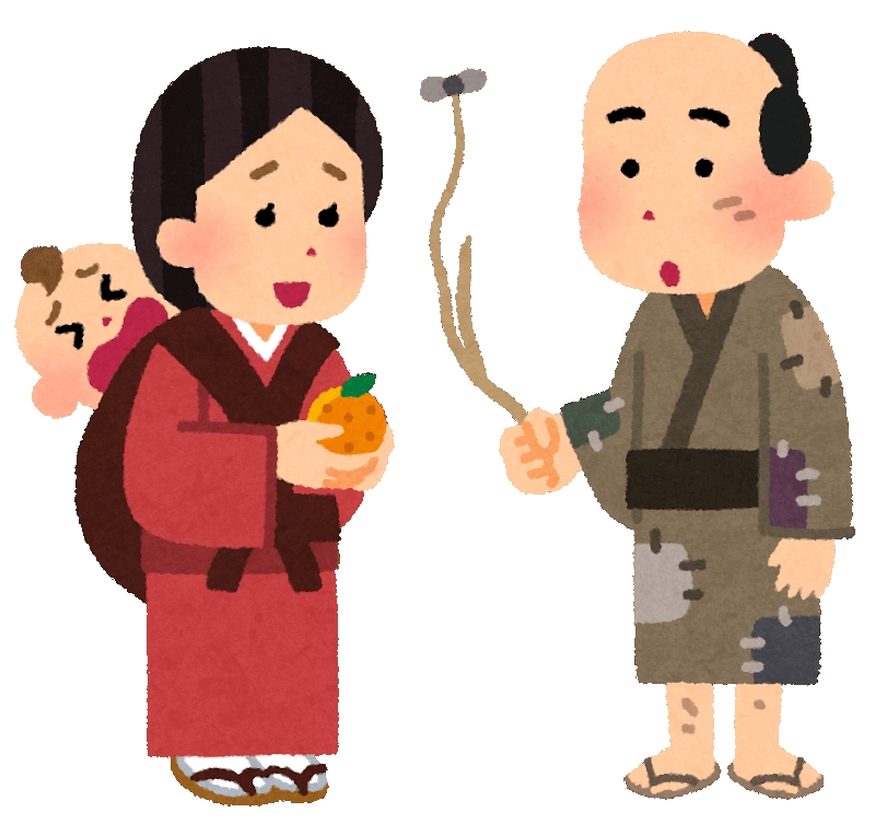 2020年10月5日の素話（わらしべ長者・三枚のお札（省略版））