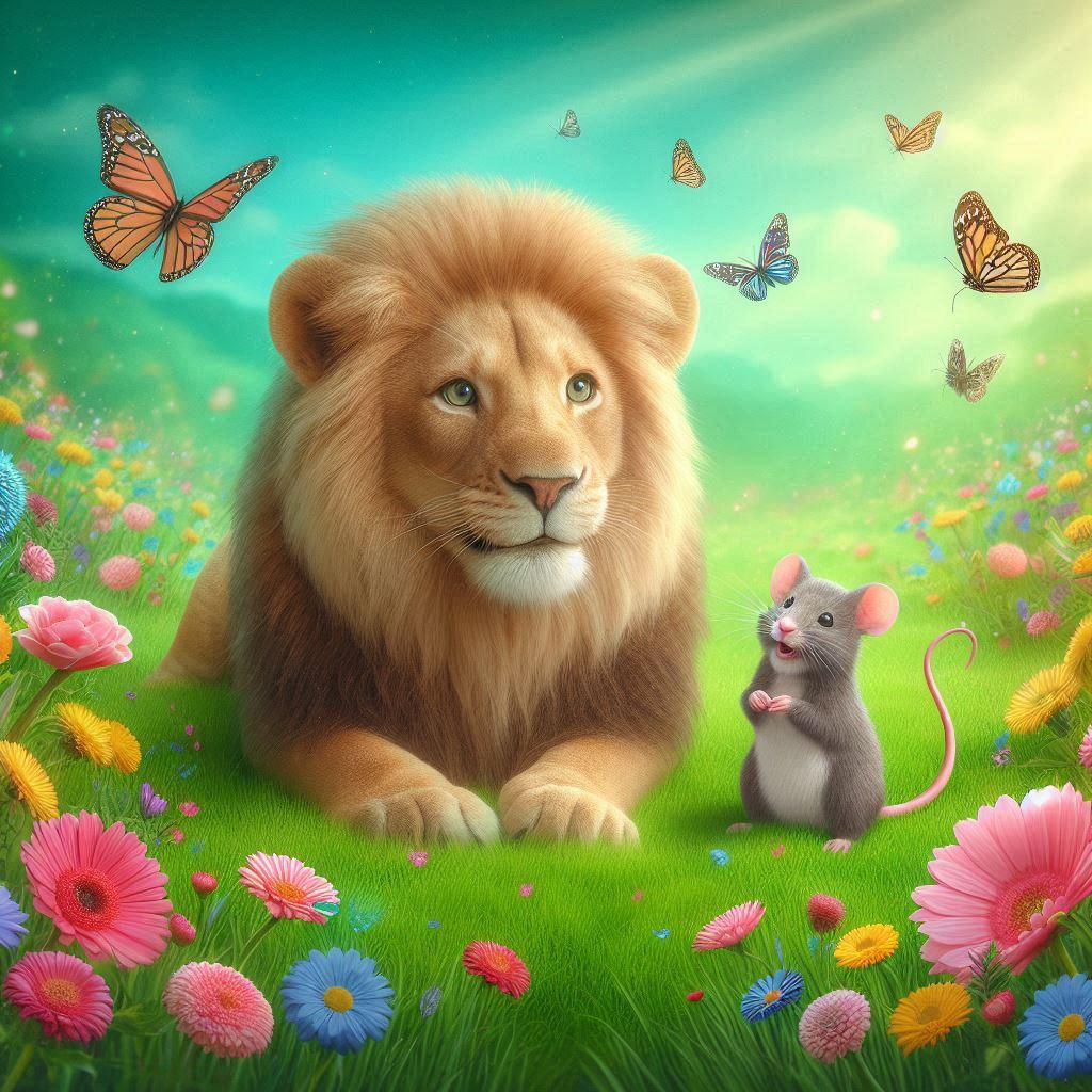 2025年9月1日の素話（ライオンとネズミ・かっぱの相撲）